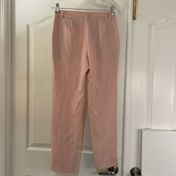 BCBGMAXAZRIA Women's Cropped Straight Leg Pants | pink | size XS - Picture 5 of 8